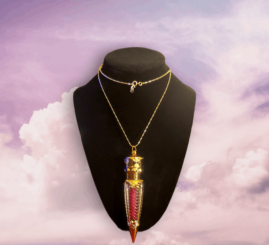 Renaissance Lip Gloss Chain Necklace ®️